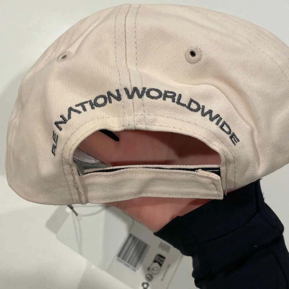 NWT PE Nation Homage Cream Baseball Cap Hat